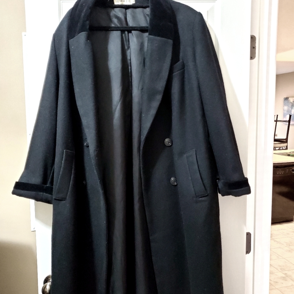 Herman Kay Wool Tench Coat